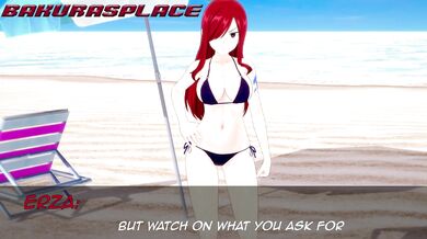 Fat Bastard Gets Lucky with Erza's Handjob