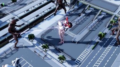 Cum-filled Ultragirl Saves Her Fuck-Buddy