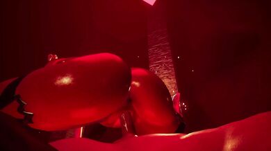 Evil Temptress Battles Warrior in Steamy Threesome