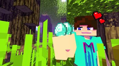 Lost Diamond Found: Livia and Steve's Hot Minecraft Porn Adventure!