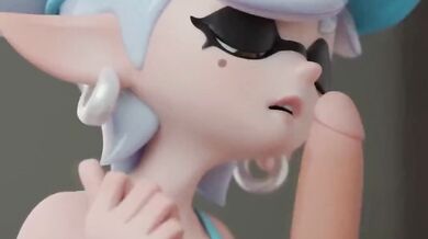 Splattered Cumload - Ink Lagoon Bukkake