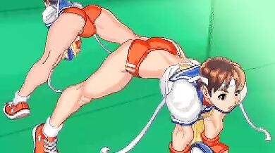 Sakura's Sweaty Exercise Session with Shirtless BingoTarte