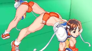 Sakura's Sweaty Exercise Session with Shirtless BingoTarte