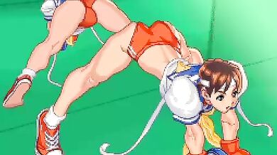 Sakura's Sweaty Exercise Session with Shirtless BingoTarte