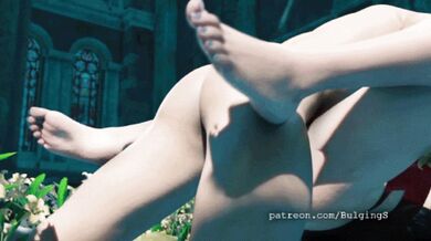 [FF7] Ifalna's Bulging Tits and Squirting Clit