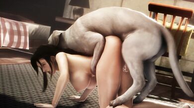 Tifa's Doggy Style Ride Gets Noname55's Cumshot on Her Nude Body
