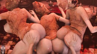 3 Naughty Nurses in Silent Hill with Big Boobs and Bubbly Personalities Get Down and Dirty for Your Pleasure!