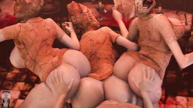 3 Naughty Nurses in Silent Hill with Big Boobs and Bubbly Personalities Get Down and Dirty for Your Pleasure!