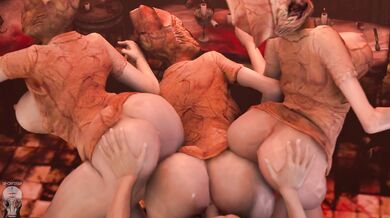 3 Naughty Nurses in Silent Hill with Big Boobs and Bubbly Personalities Get Down and Dirty for Your Pleasure!