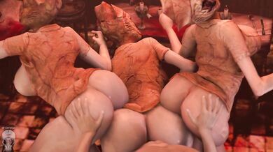 3 Naughty Nurses in Silent Hill with Big Boobs and Bubbly Personalities Get Down and Dirty for Your Pleasure!