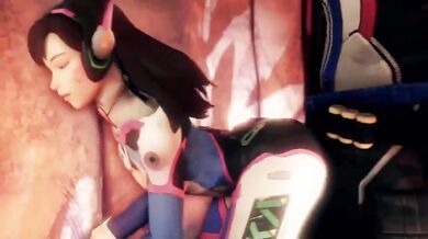 Super Cute D.Va Pleases the Overwatch Boys with Her Sexy Games, Plus a Fun Mystery to Solve!