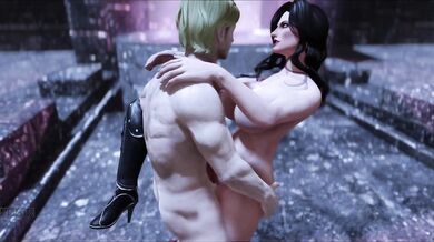 MILF Vampire Valerica feasts on virgin Dragonborn's dick in Part 2 of 'The Elder Scrolls XXX'