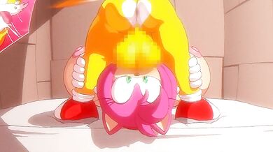 Amy Gets Banged by Tails' Big Cock [explicitlesbo]