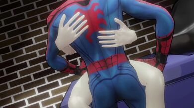 Lucina Gets a Webbing from Spider-Man