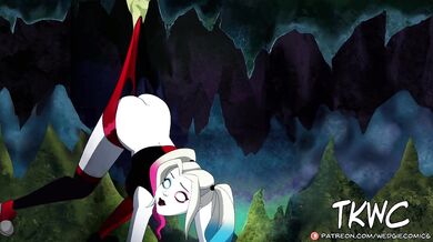 Harley Quinn's Tight Vagina Stretched and Slippery Anal Adventures