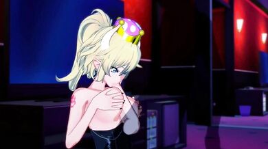 Bowsette's Anal Intrusion: A Super Mario XXX Parody