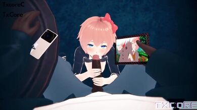 Big Boobed Sayori Gets Banged by All the Monsters in 'Doki Doki Literature Club' [TxCore]