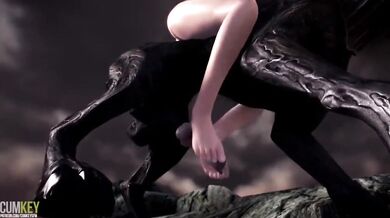 Sluty Bitch Gets Monstrously Inseminated in Skyrim