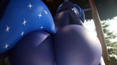 EroStud's Luna Reverse Cowgirl POV: Tail of Two Studs