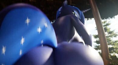 EroStud's Luna Reverse Cowgirl POV: Tail of Two Studs