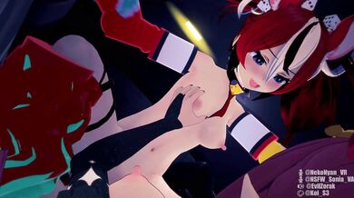 Baelz and IRyS' Futa on Female Romp