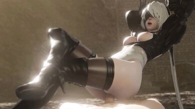 Slutty Cyborg Seduces with Thigh Action in 'Crossed Legs Grinding'
