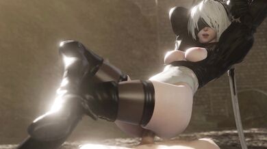Slutty Cyborg Seduces with Thigh Action in 'Crossed Legs Grinding'