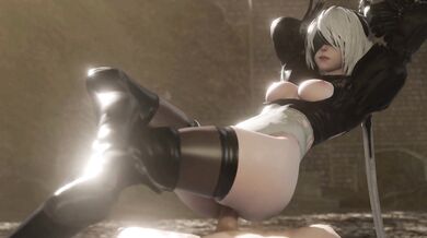 Slutty Cyborg Seduces with Thigh Action in 'Crossed Legs Grinding'