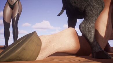 Monster Fucks Tali in Hentai Porn Video