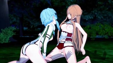 Asuna and Sinon's Erotic Adventures in Sword Art Online