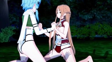 Asuna and Sinon's Erotic Adventures in Sword Art Online