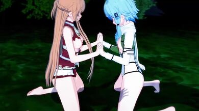 Asuna and Sinon's Erotic Adventures in Sword Art Online