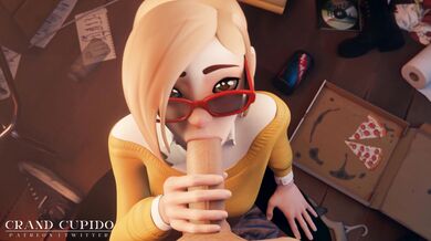 Darcy's Oral Sex on Her Knees