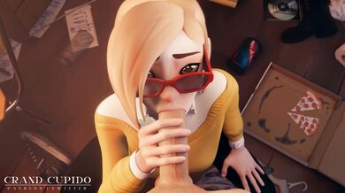 Darcy's Oral Sex on Her Knees