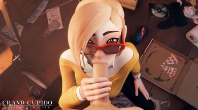 Darcy's Oral Sex on Her Knees