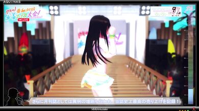 AquinesMMD Bikini Contest 1 could be rewritten as Beach Party Babes Battle for Best Bikini Bod in 'AquinesMMD Bikini Contest 1'