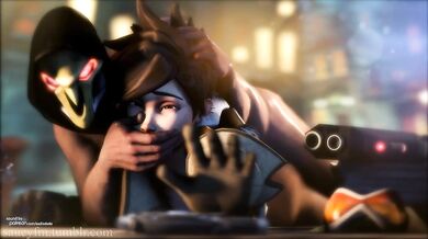 Reaper Anally Ravages Tracer's Tight Asshole - Saucyfm