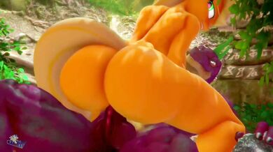 Hooves in Heat: Applejack and Spike's Forbidden Love Affair
