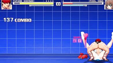 Futa Shermie's Anal Desires Fulfilled by Innocent Pixel and Sexy Lumina