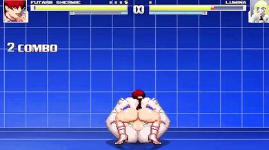 Futa Shermie's Anal Desires Fulfilled by Innocent Pixel and Sexy Lumina