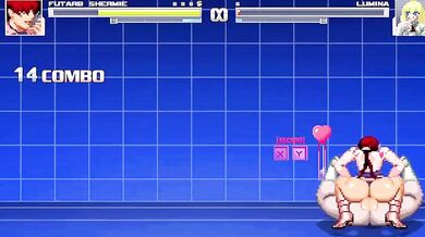 Futa Shermie's Anal Desires Fulfilled by Innocent Pixel and Sexy Lumina