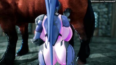 Fucking Hot Widowmaker with Big Tits in Part One of Busty Zanoseki