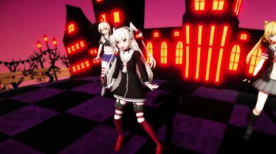 Lesbian Pussy Licking Orgy Featuring Shimakaze, Amatsukaze and Abukuma on Halloween Night [HD 1080p]