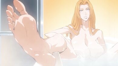 Rangiku's Slippery Soap Slide: A Flou-ful Experience