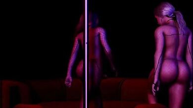 Double Penetration with the Twin Sapphires: Violet and Ruby