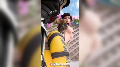The Adventures of Tracer and Reaper in Hot Lesbian Sex