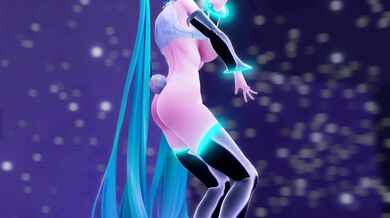 Sexy Cyborg Pussy: Hatsune Miku's Inverted Bunnysuit Fuckfest with KUROMARU [ブラン]