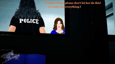 Horny Cop Fucks Prisoners in 'Doing Time' Animation by ElSharkoDiablo