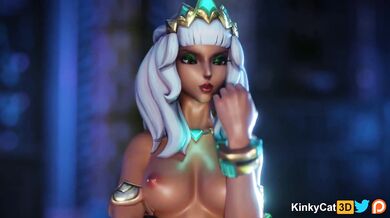 Kinkycat3D's Qiyana Gets Ready for NNN with a Steamy Prep Session