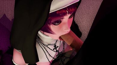 Naughty Nun's Oral Obsession